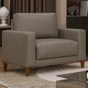Ver imagem 2 de Poltrona Decorativa Oasis Pes Madeira Courino Tcs 726 Moll