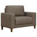 Ver imagem 1 de Poltrona Decorativa Oasis Pes Madeira Courino Tcs 726 Moll