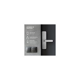 Fechadura Digital de Embutir Wi-fi com Biometria, Elsys, Esf-de4000b, Prata - 4