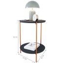 Ver imagem 3 de Mesa de Apoio Villa Monte Claro Preto Bronze