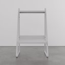 Ver imagem 7 de Conjunto Cama Queen 2 Mesa de Cabeceira e Arara de Roupas em Aço Begônia CabeCasa MadeiraOriginals Branco/Cobre