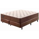 Ver imagem 3 de Cama Box Queen Molas Superlastic Sensazione 158x198x72cm Ecoflex Marrom