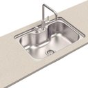 Ver imagem 4 de Cuba Pia Cozinha Tramontina 69x49cm Inox Escovado Morgana 60 Fx Undermount com Válvula
