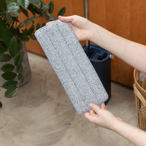 Refil de Microfibra para Mop Flat de Balde e Esfregão - Tud