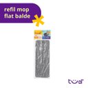 Ver imagem 3 de Refil de Microfibra para Mop Flat de Balde e Esfregão - Tud