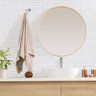 Papel de Parede Tijolinho Branco para Quarto, Apartamento - 3