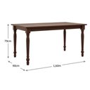 Ver imagem 2 de Mesa Rubi 160cm - Café