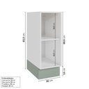 Ver imagem 3 de Balcão 1 Porta 30cm sem Tampo Arizona CabeCasa MadeiraOriginals