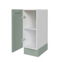 Ver imagem 7 de Balcão Planejado 1 Porta 30cm sem Tampo Arizona CabeCasa MadeiraOriginals Verde/Menta/Branco
