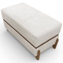Ver imagem 4 de Puff Recamier Kodama 100 Cm para Sala Quarto Pé de Cama Hall de Entrada Bouclé Premium Luxo