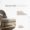 Ver imagem 7 de Puff Recamier Kodama 100 Cm para Sala Quarto Pé de Cama Hall de Entrada Bouclé Premium Luxo