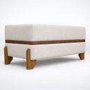 Ver imagem 3 de Puff Recamier Kodama 100 Cm para Sala Quarto Pé de Cama Hall de Entrada Bouclé Premium Luxo