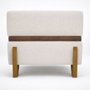 Ver imagem 2 de Puff Recamier Kodama 100 Cm para Sala Quarto Pé de Cama Hall de Entrada Bouclé Premium Luxo