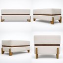 Ver imagem 5 de Puff Recamier Kodama 100 Cm para Sala Quarto Pé de Cama Hall de Entrada Bouclé Premium Luxo