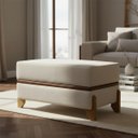 Ver imagem 1 de Puff Recamier Kodama 100 Cm para Sala Quarto Pé de Cama Hall de Entrada Bouclé Premium Luxo