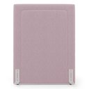 Ver imagem 6 de Cabeceira Cama Box Solteiro Alba 90cm com Frame Bouclé Rosé - Desk Design