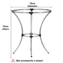 Ver imagem 5 de Conjunto Angra com Mesa Alta para Decorar Varanda Jardim Trama Original
