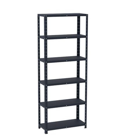 Estante de Estrutura Metálica com 6 Prateleiras 175cm(a)92acm(l)40cm(p) com Reforço Azul Delrei