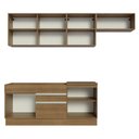 Ver imagem 7 de Armário de Cozinha Completa 260cm Rustic Glamy Madesa 03