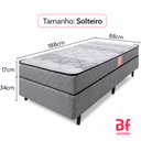 Ver imagem 6 de Cama Box Colchão Solteiro Ortopédico Firme Espuma D33 Antialérgico Certificado Bf Colchões