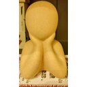 Ver imagem 2 de Escultura Po de Pedra Menino 8,5x6,5x12,2cm