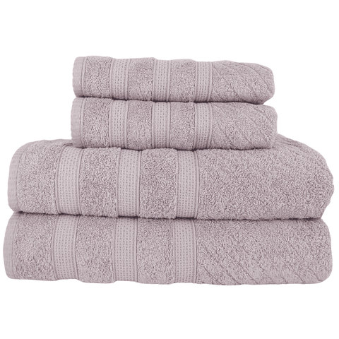 Kit 2 Toalhas de Banho + 2 Toalhas de Rosto Donatella 100% Algodão Variedade de Cores:bege Latte