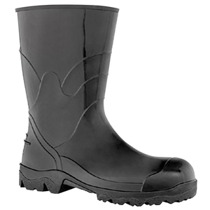 Bota Pvc Cano Medio Preta 38 - Proteplus