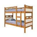 Ver imagem 6 de Cama Beliche Jaspe com Guarda Corpo e Escada para Quarto Infantil com Colchões D33 - Nature/off