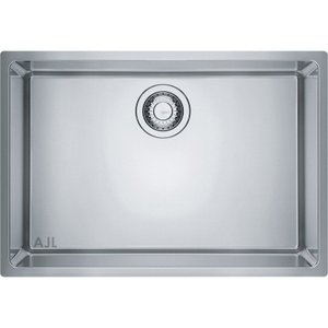 Pia Cuba De Inox 60X40 Quadrada Area Gourmet Embutir ou Sobrepor + Escorredor AJL STORE