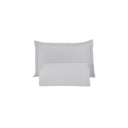 Kit Cobre Leito Matelado Copacabana 2 Peças Solteiro 100% Poliéster Percal 300 Fios - Branco - 1
