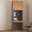 Ver imagem 5 de Quarto Modulado 2 Guarda Roupas 2 Mesas de Cabeceira 2 Módulos San Diego Móveis Sul