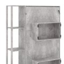 Ver imagem 7 de Cama Articulada Solteiro 4 Prateleiras 2 Nichos 128,5x193cm CM8013 Cinza/Concreto