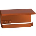 Ver imagem 4 de Porta Papel Higiênico de Parede Banheiro Rose Gold Fs Max