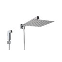 Ver imagem 1 de Ducha Chuveiro Inox 25 Cm C/ Desviador e Ducha Manual em Abs