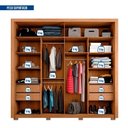 Ver imagem 5 de Guarda-Roupa Casal Ripado 2 Portas e 4 Gavetas Suburban Gold Espresso Móveis Marrom/Freijo/Off White