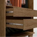 Ver imagem 6 de Guarda Roupa Casal 100%MDF 6 portas 6 gavetas 1 colméia Marajó Castanho/OffWhite
