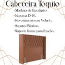 Ver imagem 3 de Cabeceira Solteiro 88 cm Toquio Veludo Terracota Soon