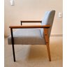 Conjunto de 2 Poltronas Decorativas Fontana Linho Cinza - 2