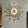 Relógio De Parede 3d Luxuoso Design Europeu Metal 70 cm - 5