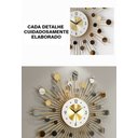 Ver imagem 4 de Relógio De Parede 3d Luxuoso Design Europeu Metal 70 cm