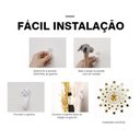 Ver mais imagens de Relógio De Parede 3d Luxuoso Design Europeu Metal 70 cm