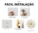 Ver mais imagens de Relógio De Parede 3d Luxuoso Design Europeu Metal 70 cm
