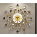 Ver imagem 7 de Relógio De Parede 3d Luxuoso Design Europeu Metal 70 cm