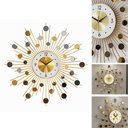 Ver imagem 1 de Relógio De Parede 3d Luxuoso Design Europeu Metal 70 cm