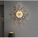 Ver imagem 3 de Relógio De Parede 3d Luxuoso Design Europeu Metal 70 cm