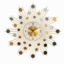 Ver imagem 2 de Relógio De Parede 3d Luxuoso Design Europeu Metal 70 cm