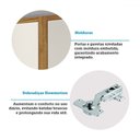 Ver imagem 7 de Armário de Cozinha Modulada com Balcão e Tampo 12 Portas 3 Gavetas Pérola 100% Mdf Vidro Reflecta Am