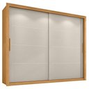 Ver imagem 1 de Guarda Roupa Casal Imperador Plus 2 Portas 6 Gavetas Cinamomo Areia Fosco - Zanzini