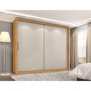 Ver imagem 3 de Guarda Roupa Casal Imperador Plus 2 Portas 6 Gavetas Cinamomo Areia Fosco - Zanzini