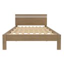 Ver imagem 6 de Cama de Casal para Colchão 138 X 188cm Multimóveis Vcr35013 Amêndoa/branco